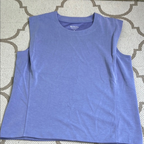 Athleta seasoft tank sweatshirt Dusk Purple top size medium - Picture 4 of 10